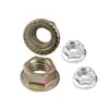 Porca Sextavada com Flange de Alta Resistência M3-M12 Porca Sextavada com Flange Galvanizada DIN6923 Porca de Segurança com Dentes de Engrenagem