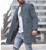 Nuevo Abrigo de Hombre de Solapa Única con Estampado Digital Otoño/Invierno 2025 Amazon Moda Ropa de Hombre al por Mayor