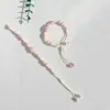 Pulseira de Cerâmica Jingdezhen Nova Pulseira de Cerâmica Estilo Chinês Joia Artesanal Corda Estilo Xizang Barraca de Pulseiras Jingdezhen
