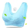 Top Frontal Cruzado Lateral com Fivela Renda Sem Aro Reunião Sexy Roupa Íntima Feminina Yoga Corrida Fitness Sutiã Esportivo