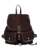 Mochila retro de gran capacidad con múltiples bolsillos para comercio exterior, bolso de hombro casual de nicho para el día a día, elegante bolsa de mano de viaje