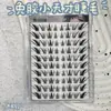Cílios Postiços Leves Transfronteiriços, Volume de Cabelo Gradiente Segmentado, Cantos Externos Alongados, Efeito 3D Mestiço, Estilo Europeu e Americano, Volume Grande