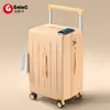 Maleta con Asa Ancha para Mujer, Gran Capacidad, Maleta de Viaje Multifuncional, Resistente y Duradera, Maleta de Viaje con Protección de Contraseña y Ruedas Universales para Hombre