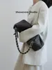 2024 Bolso Tote Grande de Cuero Trenzado con Cadena, Hombro Único, Cruzado, Bolsa para Lonchera, Bolso Tote de Gran Capacidad
