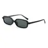 Gafas de sol de moda estilo coreano con montura pequeña para mujer, Gafas de sol cuadradas de alta gama de moda para hombre