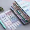 Etiqueta Índice Morandi Adhesivo Nota Adhesiva Papel para Marcar Estudiante Color Adhesivo Fluorescente Marcador de Papel Etiqueta Índice