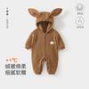 Roupas de Bebê, Macacões com Capuz para Outono e Inverno para Meninos e Meninas, Macacão de Orelhas de Coelho, Roupas Quentes para Casa, Roupas para Engatinhar ao Ar Livre
