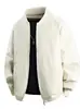 Chaqueta Casual de Hombre de Moda Transfronteriza Estilo Primavera y Otoño Marca de Moda Trendy Americana Cremallera Impermeable Resistente al Viento Chaqueta de Vuelo Delgada