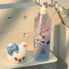 Cinta correctora tipo pluma con forma de gato para estudiantes, cinta correctora portátil y suave, papelería creativa con recambios reemplazables