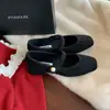 Sapatos Estilo Francês para Mulheres 2025 Primavera Novo Estilo Lindo Salto Médio Espesso Sapatos de Festa Boca Rasa com Saia Elegantes Sapatos Mary Jane