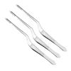 Pinzas para Orejas Redondas Dentadas con Mango Curvo para Limpieza de Oídos, Forma de Pistola, Acero Inoxidable, En Stock del Fabricante, Herramienta para Uso Doméstico