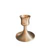 Candelabro de aluminio y latón de estilo europeo para bodas, mesas románticas a la luz de las velas, mesas de comedor de hierro con patas altas y adornos sencillos.