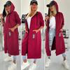 Ropa de Mujer Transfronteriza 2025 Amazon Primavera, Otoño e Invierno Nueva Moda Camisas Casuales con Capucha y Cierre Sudaderas Chaquetas Deportivas