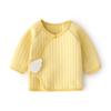 Ropa interior para bebé recién nacido Algodón cálido con aire sin costuras Alas de media espalda para recién nacido Ropa de monje Luna Llena Top para bebé
