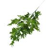 Simulación de boda planta verde Blanco verde decoración de boda flor hoja verde camino alto guía ingeniería decoración planta verde