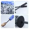 Cepillo de Rueda de Acero para Cubo de Rueda de Coche Cepillo Limpiador de Rueda Cepillo Limpiador de Rin de Llanta Limpieza de Llanta Cepillo Limpiador de Llanta Negro Blanco Azul Blanco