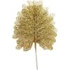 Accesorios de flores de malla de alambre al por mayor polvo de oro simulado hojas de dinero hojas persas hojas de caparazón de tortuga ambiente del hogar diseño del sitio