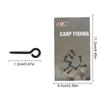 Kit com 10 Agulhas para Isca FTK Feide Pesca de Carpa Europeia Isca de Bolinha Pesca de Fundo Fixa Grupo de Pesca Ronnie Pesca com Bolinhas Transfronteiriço