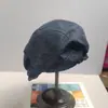 Beret de Mezclilla Plegable al por Mayor Coreano Nuevo Diseño de Nicho 2025 para Mujeres con Circunferencia de Cabeza Grande y Gorra Newsboy que Muestra la Cara