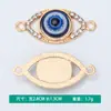 Joyería Creativa Transfronteriza Accesorios DIY Ojo del Diablo Diamante de Punto Incrustado Colgante de Pulsera Colgante Fabricante Venta al por Mayor