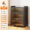 Estante Infantil com Porta de Vidro para Livros Estante de Aço para Livros em Casa Armário de Exposição Estante para Livros em Casa Armário de Armazenamento Armário de Armazenamento à Prova de Poeira para Varanda