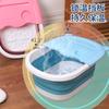 Balde Térmico Plegable para Pies de Gato al por Mayor de Fábrica con Tapa, Cubo Profundo para Baño de Pies con Masaje, Plástico Portátil para Uso en Casa