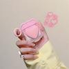 Ins Wave Capa Protetora de Fone de Ouvido de Amor Tridimensional para Fone de Ouvido Apple AirpodsPro2 Anti-queda Fêmea 1/2 Geração
