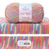 Acme flor algodón 4 cabos algodón peinado leche algodón degradado sección teñida bola de lana algodón bola de lana para bebé venta al por mayor