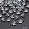 Vidrio transparente cuentas redondas cuentas de mariposa perforadas cuentas sueltas pulsera de cuentas hecha a mano diy material para tocado joyería pequeños accesorios