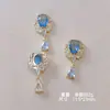 Nuevos Accesorios de Arte para Uñas de Circonita de Alta Gama para Primavera, Colgante de Gota de Agua Super Brillante de Lujo Ligero, Producto Terminado con Forma de Huevo de Paloma, Pedrería para Uñas que Conserva el Color