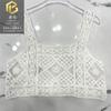 Chaleco de punto para mujer verano nuevo sabor Hong Kong retro crochet Joker tirantes cortos ropa exterior chaleco pequeño ventas directas de fábrica