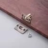 Topes de puerta de acero inoxidable, pestillos de madera para puertas de hotel KTV, mecanismos de puerta ocultos, topes superiores de cobre puro, topes de puerta y dispositivos de posicionamiento tipo tarjeta