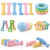 Nuevo juguete para mascotas de espuma TPR estilo japonés y coreano, hueso, perro pequeño, limpieza de molares, anillo de mordida para dientes
