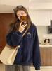 Moletom com Capuz 250g para Mulheres, Novo Estilo Coreano Primavera/Outono 2026, Tamanho Petite, Forrado com Fleece, Grosso, Solto, Top Casual