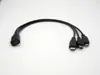 Cable adaptador de carga tipo C hembra a tres tipo C macho 1.0cm divisor hembra triple