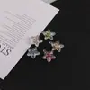 Oceano Brilhante Rosto Sorridente Estrela Glitter Acrílico DIY Acessórios de Cabelo Feitos à Mão Chaveiro Pingente de Bolsa Joias