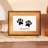 Huella de Pata de Mascota Conmemorativa Huella de Pata de Gato DIY Huella de Pata de Gato Huella de Pata de Perro Marco de Fotos Conmemorativo Huella Memorial Marco de Mesa