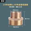 Reductor de junta de cobre puro de 1 pulgada a 4 minutos 6 minutos a 4 minutos hilo exterior accesorios de conversión de diámetro reductor de junta reductora de acero inoxidable