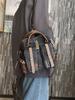 Mochila de Lona Transfronteriza Bolso de Mujer Nuevo Estilo Coreano Bordado Moda Bolso de Mano con Diamantes Calientes Tres Usos Hombro Único Diagonal Multiusos