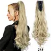 Comercio Exterior Transfronterizo Pelucas Europeas y Americanas Trenzadas, Coletas para Mujer, Cabello Largo Rizado, Extensiones de Coleta con Clip Invisible, Trenzas, Al por Mayor en Stock