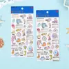 Tipetoys Estilo Chinês Guka Série Universo Chinês História do Oceano Estilo g Lontra Cavalo-marinho Adesivo Hot Stamping