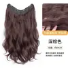 Peruca Feminina Imitação de Cabelo Peça Única Onda Grande Cabelo Fofo Adição de Cabelo Longo Cacheado Cabelo Adicionado Invisível Sem Marcas Extensão de Cabelo
