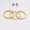 Llavero aleación acero inoxidable anillo de coche de alta calidad para hombres y mujeres hebilla de cintura creativa hebilla de llave de seguridad anti-pérdida ventas directas de fábrica