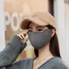 Mascarilla Pequeña Cálida Cortavientos Antibacteriana con Muestra Facial Estéreo 3D Mascarilla Cálida de Otoño e Invierno Lavable Amigable con la Piel Mascarilla a Prueba de Frío