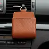 Car Supplies Air Outlet Bolsa de armazenamento de couro para carro Caixa de armazenamento multifuncional Air Outlet Suporte para celular Bolsa de caixa de armazenamento