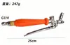 Pistola pulverizadora para limpieza de aire acondicionado, Pistola de agua rociado directo ajustable universal, Varilla rociadora extendida de acero inoxidable, Tanque de espuma para agua del grifo