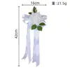Decoração de Flores para Retrovisor de Carro de Casamento Corredor de Casamento ao Ar Livre Encosto de Cadeira Flor Artificial Decoração Maçaneta da Porta da Frota Flores