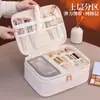 Producto Nuevo Transfronterizo, Bolsa de Cosméticos Grande de Doble Capa, Gran Capacidad, Bolsa de Almacenamiento de Cosméticos Portátil de Gama Alta, Estuche de Cosméticos Portátil