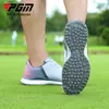 Pgm Novos Sapatos de Golfe Sapatos Masculinos Cadarços de Botão Sola Intermediária Popcorn Sola Macia Sapatos Esportivos Sapatos Impermeáveis