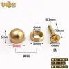 Nuevas Tapacubos Decorativos de Latón Antiguo Estilo Chino, Hermosos Tapones para Tornillos, Clavos de Espejo Vintage, Accesorios de Cobre Antiguo para Construcción Completamente de Cobre Decorativos
